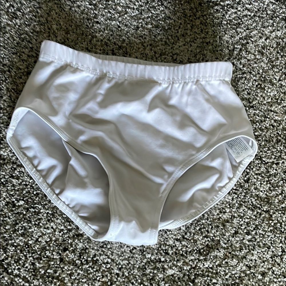 Capezio White Dance Briefs